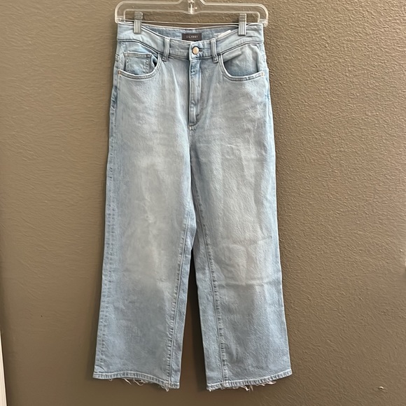 DL1961 Hepburn High Rise Crop Wide Leg Jean Size 25 - Picture 8 of 14